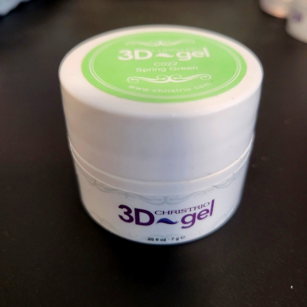 🏷3/$15🏷 CHRISTRIO 3D Professional Nail Art Gel~ Spring Green